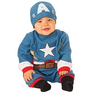 Rubie's Baby Captain America Marvel voor baby's (510361-NB)