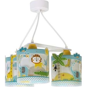 Dalber Plafondlamp voor kinderen, 3 lampen, My Little jungle, dieren, jungle