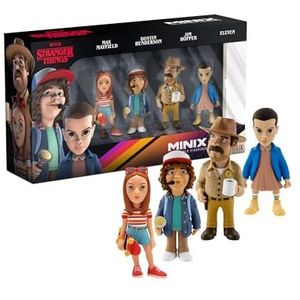 Bandai - Minix Pack figuren uit de serie Stranger Things: speelfigurenset voor fans van Stranger Things