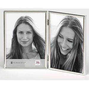 walther design WD218S Chloe fotolijst, 13 x 18 cm, zilverkleurig, 2 stuks