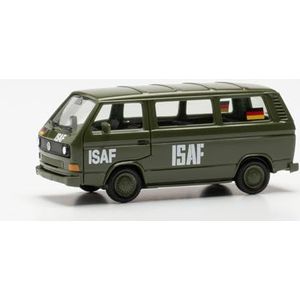 Herpa modelauto VW T3 Bus ""ISAF"", schaal 1/87, Duits model, verzamelstuk, plastic figuur