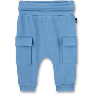 Sanetta Babybroek jongens gebreide broek blauw vrijetijdsbroek hemelsblauw 80, Hemelsblauw