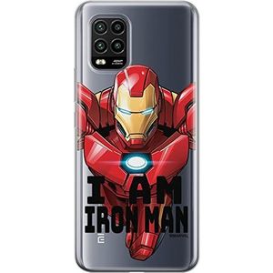 ERT GROUP Xiaomi MI 10 Lite hoes telefoonhoes Marvel Iron Man 029 telefoonhoes past perfect aan de vorm van de mobiele telefoon, gedeeltelijk transparant