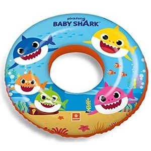 Mondo Toys - Baby Shark Swim Ring – opblaasbare donut – zwemring – ideaal voor kinderen/meisjes – te gebruiken in zwembad/zee – 16889