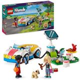 LEGO Friends 42609 Elektrische auto en laadklem, autospeelgoed voor kinderen, met Nova en Zac-figuren, cadeau voor meisjes en jongens vanaf 6 jaar