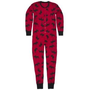 Hatley Mose on Red rompertje, rood, (fabrieksmaat: X-Small) heren, Rood