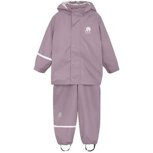 CeLaVi Basic Rainwear Set-Solid PU Regenjas, Mauve Shadow, 90 cm, uniseks, Paarse schaduw