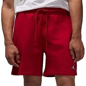 Nike Essentiel Fleece T-shirt voor heren, Gym Red/Wit