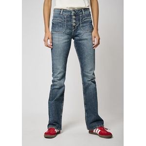 Kaporal, Pantalon pour Femme, Coupe Boot Cut, Longueur L30, Modèle Lucky, Couleur Od Brown, Taille 26, Od Brown, 26W / 30L
