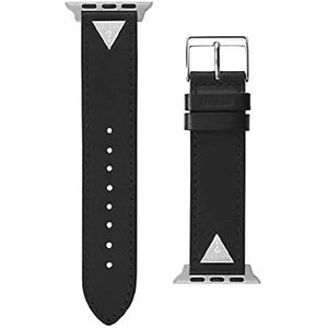 GUESS Smartwatch voor dames, compatibel met Apple Watch (38 mm tot 40 mm), zwart/zilver, modern, Zwart/Zilver, Modern