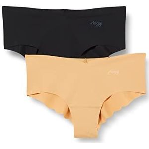 Sloggi zero microvezel hipster c2p dames slip (2-Pack), Skin - Dark Combination, XL