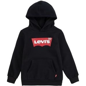 Levi's Kids Sweatshirt met capuchon voor jongens, Zwart, 4 jaar