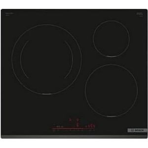 Bosch PIJ631HB1E, Plaque de cuisson induction, Série 6, 3 foyers, 60 cm, Noir