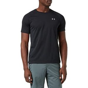 Under Armour Ua Streaker Ss Sportshirt, ademend, hardloopshirt voor heren, zwart/zwart / reflecterend
