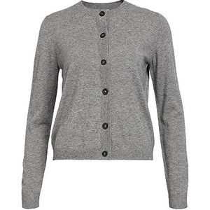 OBJECT Veste en tricot pour femme OBJTHESS, Mélange de gris moyen., XL