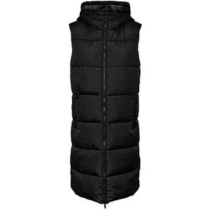 PIECES Gilet matelassé pour femme PCBEE, Noir, M