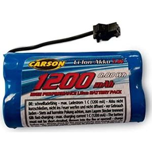 Carson 500608274 7,4 V/1200 mAh LiION Bella Luisa JST - RC-batterij, reservebatterij, accu voor op afstand bestuurbare boten, RC-boot, batterij voor RC-modellen, RC-batterij