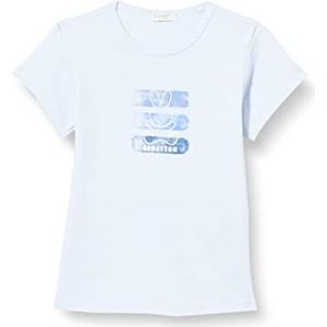 United Colors of Benetton T-shirt 3i9wa1003 Baby Jongens T-shirt (1 stuk), Celestino Chiaro 081