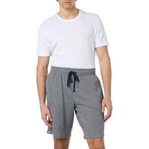 Emporio Armani Bermuda Iconic Terry Loungewear, Medium Melange Grey, M