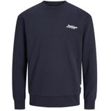 JACK & JONES Jjbeau Sweatshirt Crew Neck Jjbeau Sweatshirt met ronde hals voor heren (1 stuk), Sky-kapitein, L