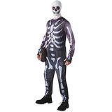 Rubie's - Officieel Fortnite Skull Trooper kostuum - Zwart - Maat M - Borst: 88-41 inch