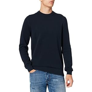 BOSS Aypok Pullover Regular Fit van biologisch katoen mix voor heren, Dark Blue404