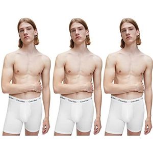 Calvin Klein Boxershorts voor heren, 3 stuks, wit, XL