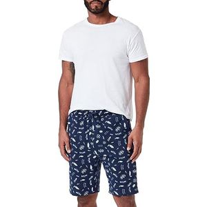 Koton Short à cordon de serrage pour homme, Marine Design (02C), XS