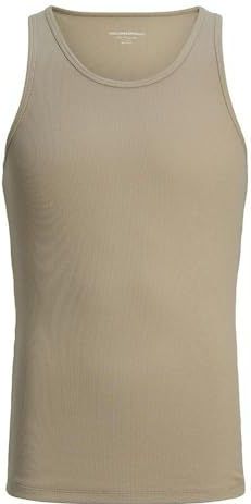 Jack & Jones Jortaormina Geribbelde tanktop voor heren, Vaatwasserbestendig.