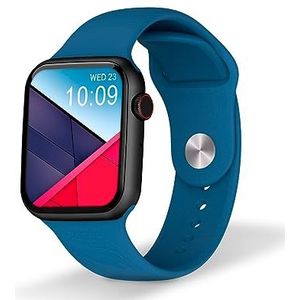 DCU TECNOLOGIC - Smartwatch Color Full 2 - Smartwatch met 2 polsbandjes: zwart en marineblauw - 1,91"" IPS touchscreen - IP67-128 waterdicht sportmodi