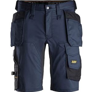 Snickers Korte Broek AllroundWork Stretch Holsterzakken 6141 - Mannen - Navy/Zwart