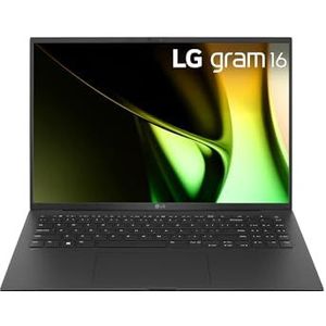 LG gram 16ZD90S-G Ordinateur portable, Intel Cora Ultra 7, FreeOS, 16 Go RAM, 512 Go SSD, 1,1 kg, 24 h d'autonomie, noir