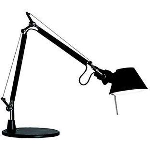 Artemide - Tolomeo Tafellamp Micro Tafellamp Zwart - Hoogwaardige tafellamp van zwart gelakt aluminium met tafelvoet ø17 cm Made in Italy