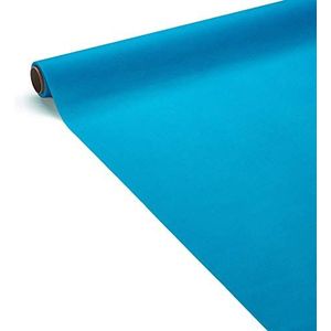 Le Nappage - Tafelkleed Airlaid papier turquoise blauw - FSC®-gecertificeerd papier - recyclebaar en biologisch afbreekbaar - zacht aanvoelend - tafelkleed op rol van 1,20 x 5 m turquoise