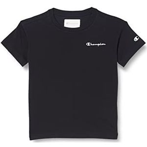Champion Eco Future Light Jersey S/S T-shirt voor kinderen en jongeren, zwart, 11-12 jaar, zwart.