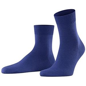 FALKE Airport herensokken, wol, merinowol, katoen, grijs, zwart, meer fijne kleuren, warm, zonder patroon, voor zomer of winter, 1 paar, Blauw (Sapphire 6055)