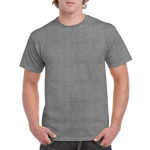 Gildan Gildan heren T-shirt van zwaar katoen, stijl G5000, 2 stuks, grafiet heather (2 stuks)