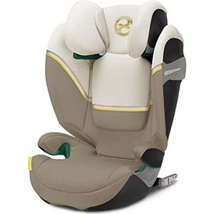 CYBEX Gold Autostoel Solution S2 i-Fix, voor auto's met en zonder ISOFIX, 100-150 cm, van ca. 3 tot 12 jaar (15-50 kg), Seashell Beige