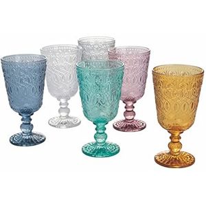 Classic Nouveau glazen van glas, 310 ml, 6 stuks