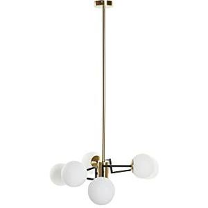 DKD Home Decor Plafondlamp zwart metaal glas goud (60 x 60 x 100 cm) (referentie: S3020760)