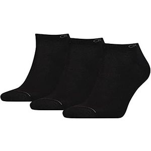 Calvin Klein Calvin Klein Heren Liner Socks 3 Pack Sneakers voor heren, zwart.