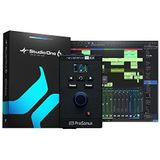 PreSonus Revelator io44, USB-C-audio-interface voor muziekproductie en streaming met geïntegreerde mixer en gebruiksvriendelijke effectvoorinstellingen, plus DAW Studio One opnamesoftware