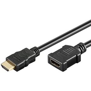Wentronic High Speed HDMI kabel met Ethernet (HDMI naar HDMI A-koppeling) 2 m (Import Duitsland)