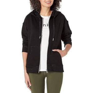 Calvin Klein Performance Sweat à capuche Eco French Terry pour femme, Noir, L