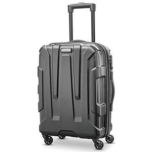 Samsonite Centric Hardside 20, zwart., Centric Hardside Uittrekbare koffer met zwenkwielen