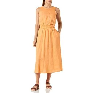 s.Oliver Midi-jurk voor dames, oranje, 38, Oranje
