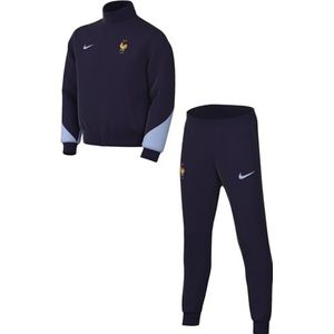 Nike France Tracksuit Fff Y Nk Df Strk Trk Suit K, Blackened Blue/Kobalt Bliss/Kobalt Bliss, FJ3066-498, S