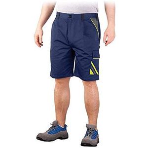 Reis PRO-TS_GYSXXL Pro Master beschermende broek kort donkerblauw/geel/grijs maat XXL, Donkerblauw/geel/grijs