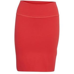 KAFFE Kaffe Dames Skirt Slim Fit Penny Skirt Rok Dames, Vurig Rood