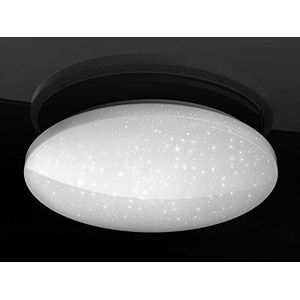 Lumira LED sterrenhemel plafondlamp 12W dimbaar met schakelaar rond Ø 28cm warm wit